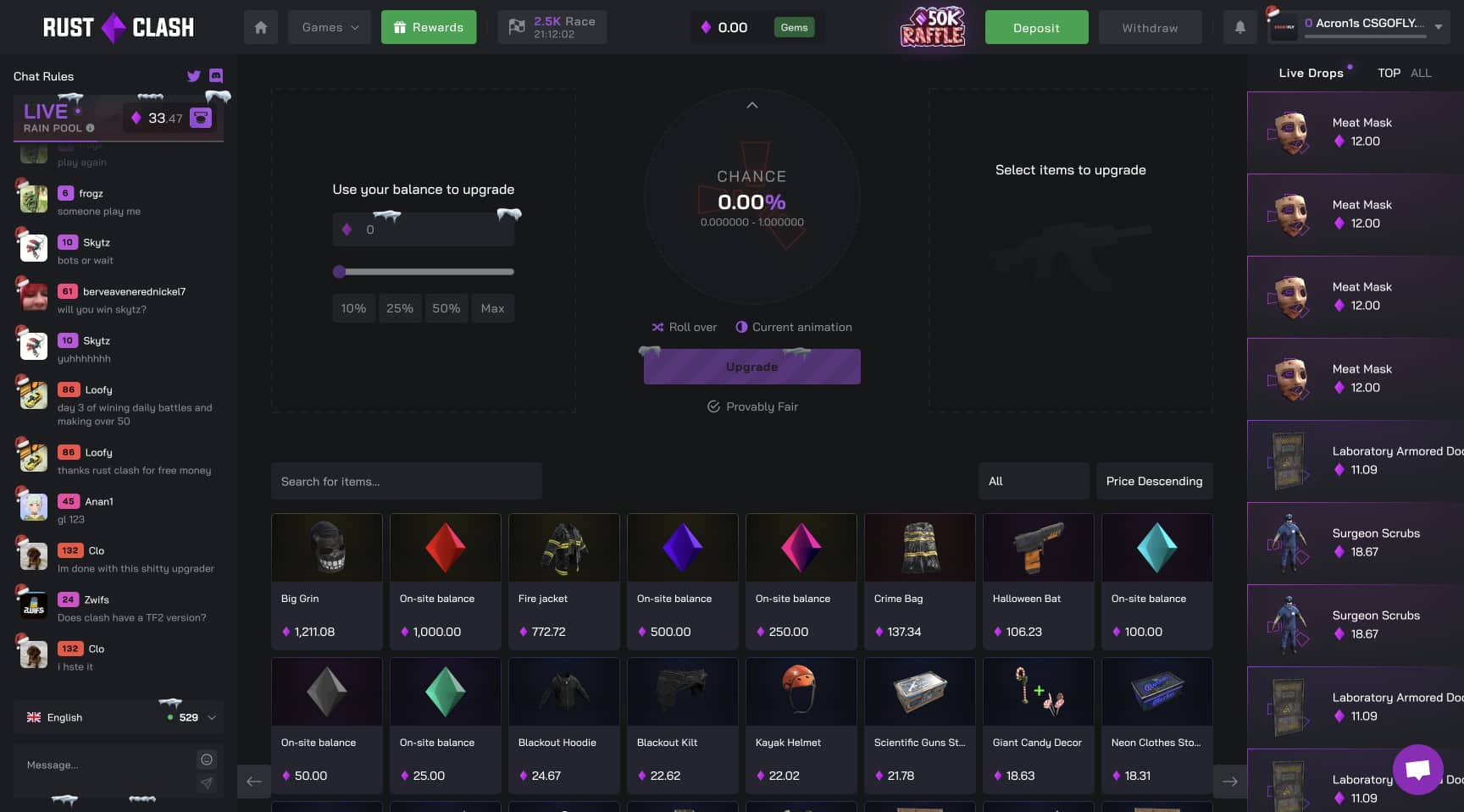 Rust Upgrade