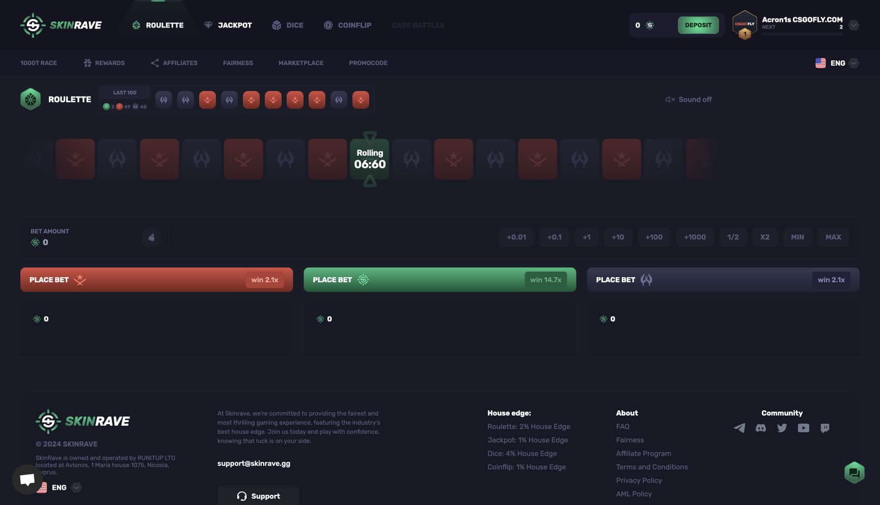CS2 Roulette