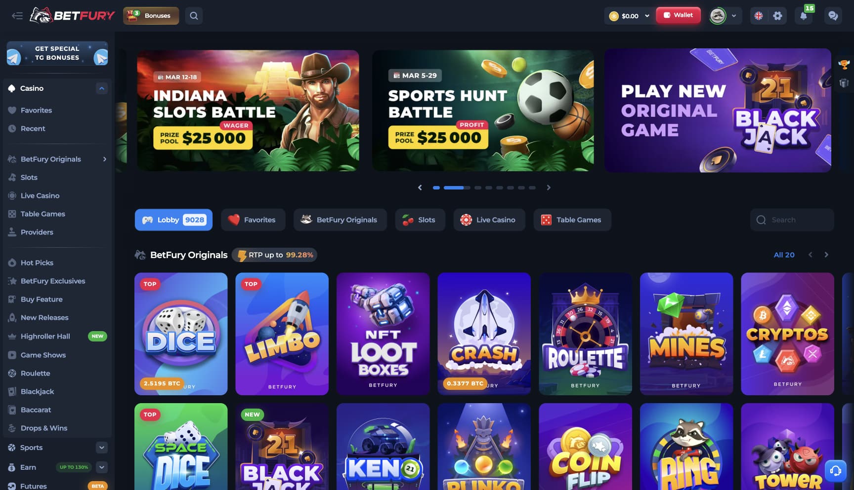 Betfury Games
