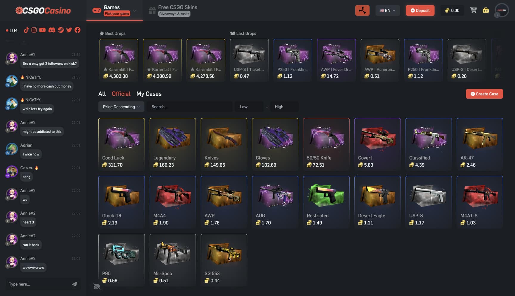 Csgo cases