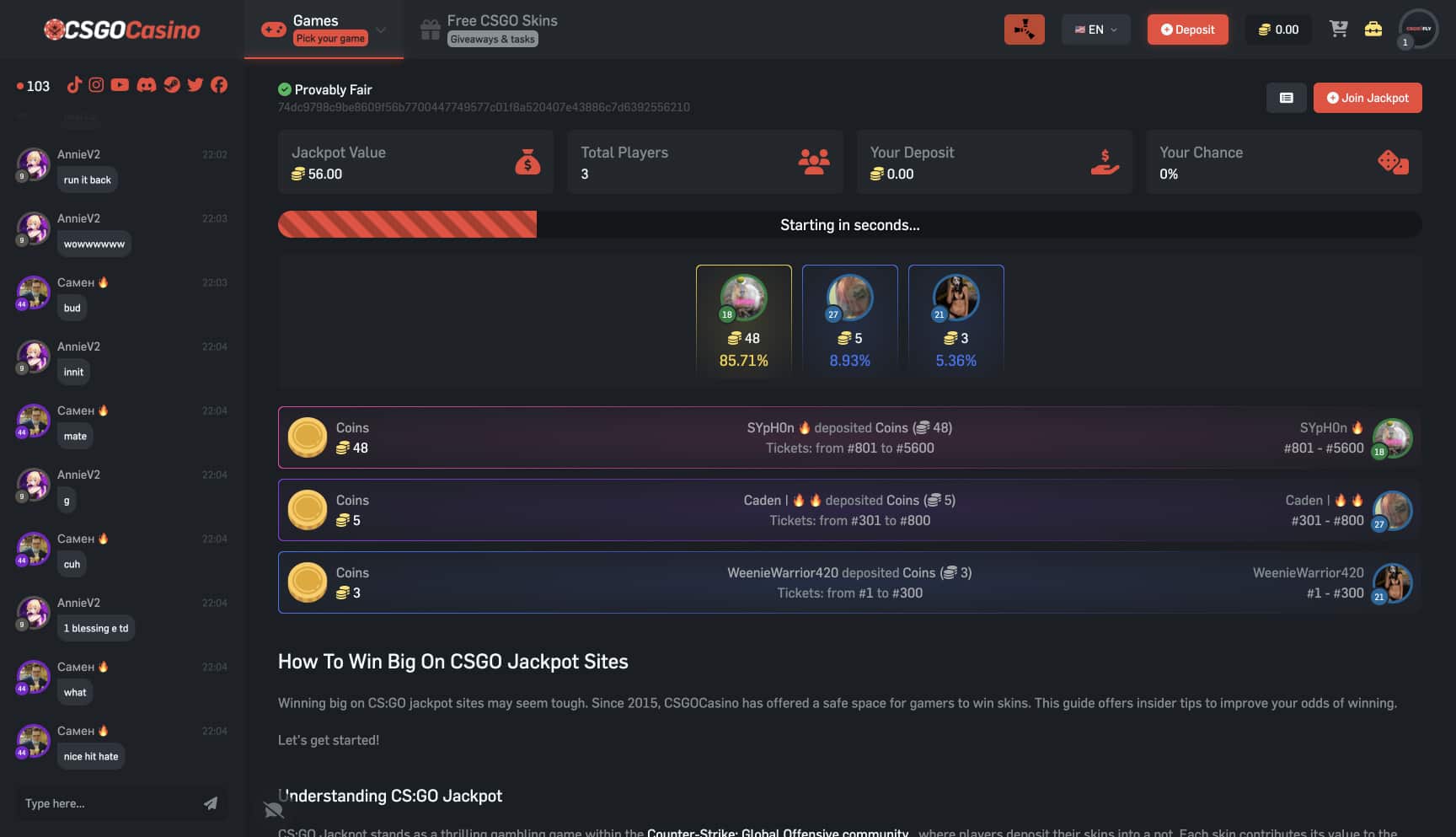 CS2 Jackpot